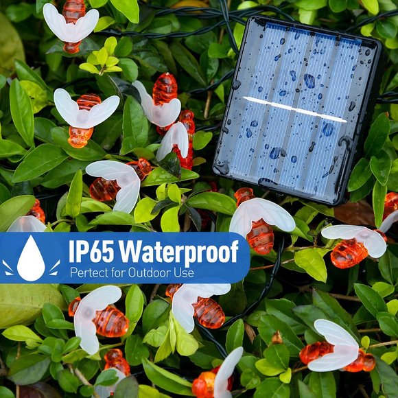 Solar Honeybee Fairy Lights - Picture 5 of 5